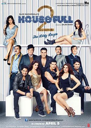 Housefull 2 (2012) Hindi Movie BluRay 480p [500MB] | 720p [1.4GB] | 1080p [2.9GB]